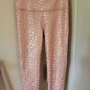 Sold! Mono B Pink Animal Print Leggings Medium